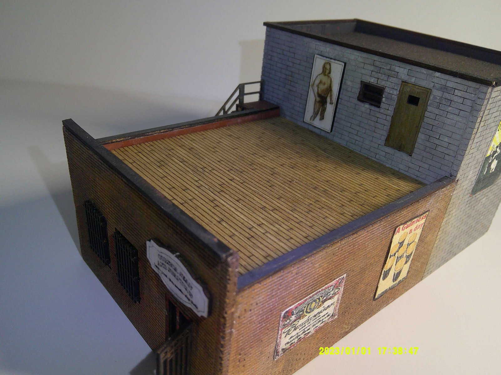 HO Laser Building Kit - Corsica Jean Biker Bar, Tampa, FL - Image 5