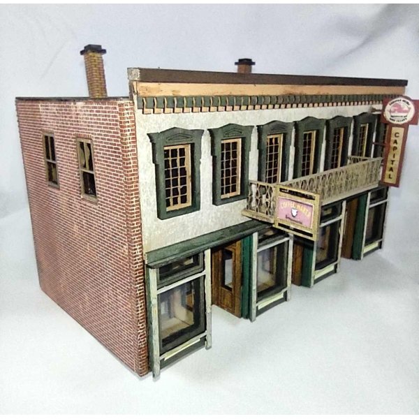HO Laser Building Kit - Capital Cafe and Restaurant, Columbia, SC