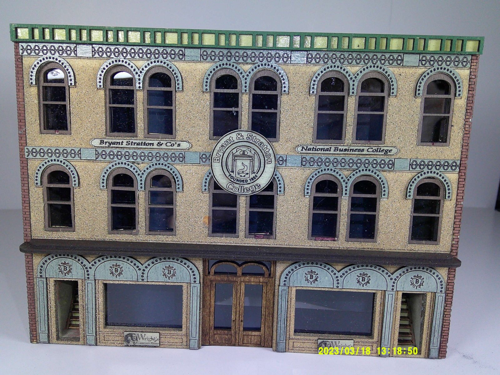 HO Laser Building Kit - Bryant Stratton National Business College - Image 10