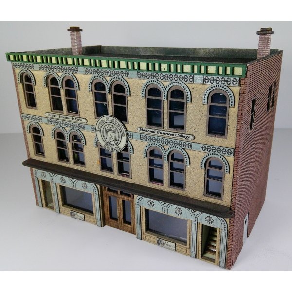 HO Laser Building Kit - Bryant Stratton National Business College