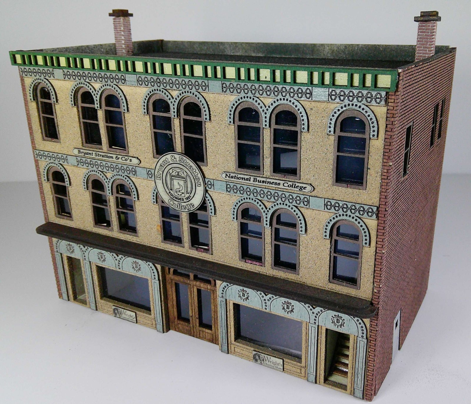 HO Laser Building Kit - Bryant Stratton National Business College